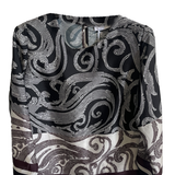 casacca fantasia DB10552 NERO MARICLA 