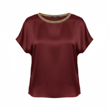 casacca mezza manica lurex ROMI2638 AMARONE MARICLA 