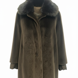 Cappotto in ecopelliccia reversibile IRMA MORO MARICLA 