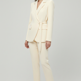 tailleur con giacca incrocio LIBERTY BURRO MARICLA 