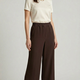 pantalone palazzo tutta molla fluido ROMI5426 MORO MARICLA 