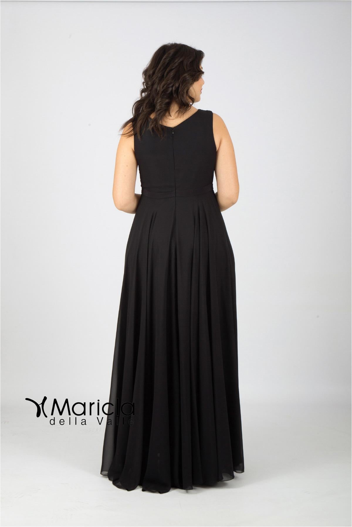 con fascia strass PF215 NERO PAOLA FORTI 