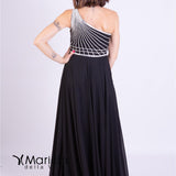 monosp.strass BB27533 NERO MARICLA ELEGANCE 