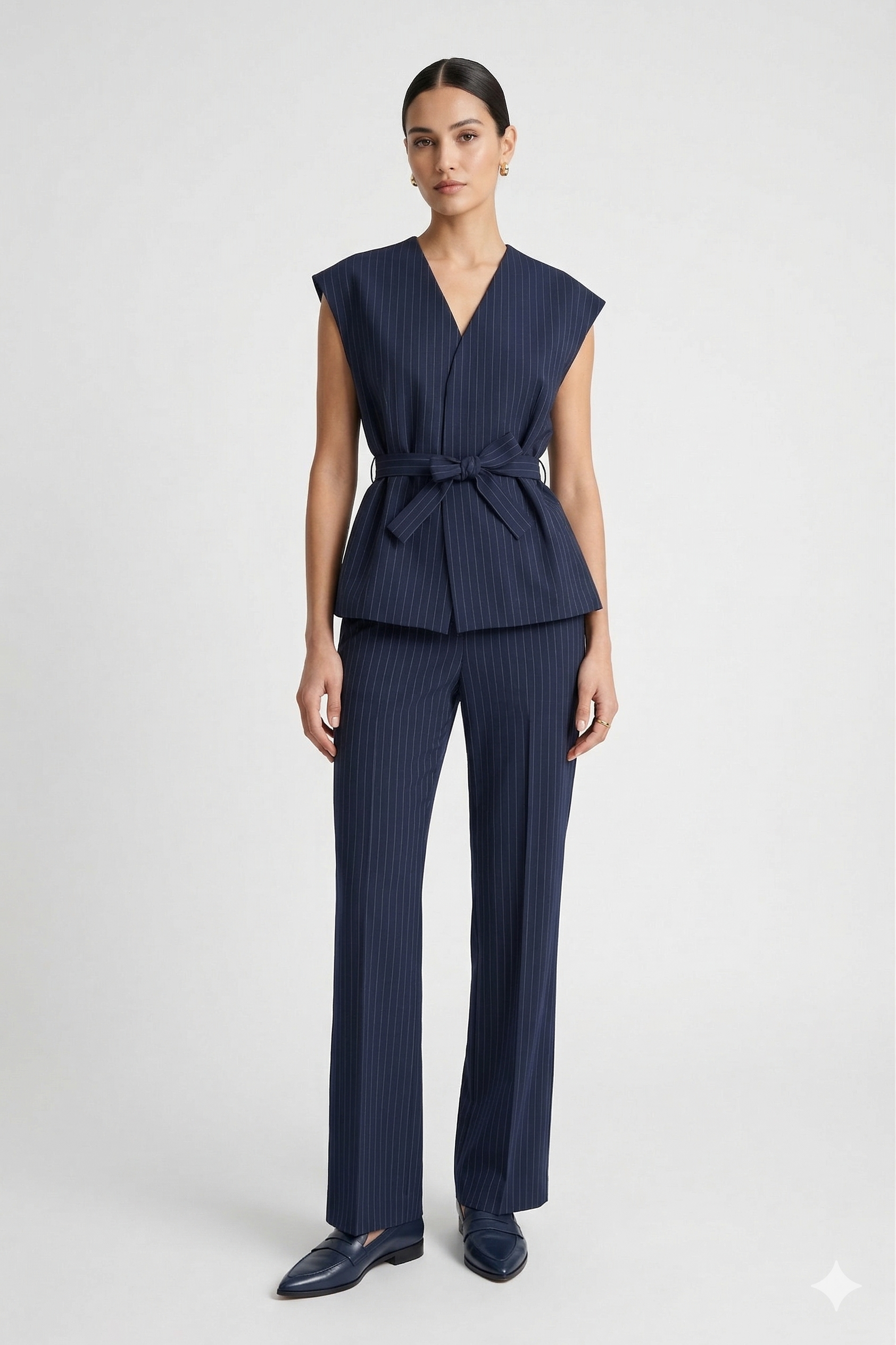 completo con giliet gessato GABRI BLU MARICLA 