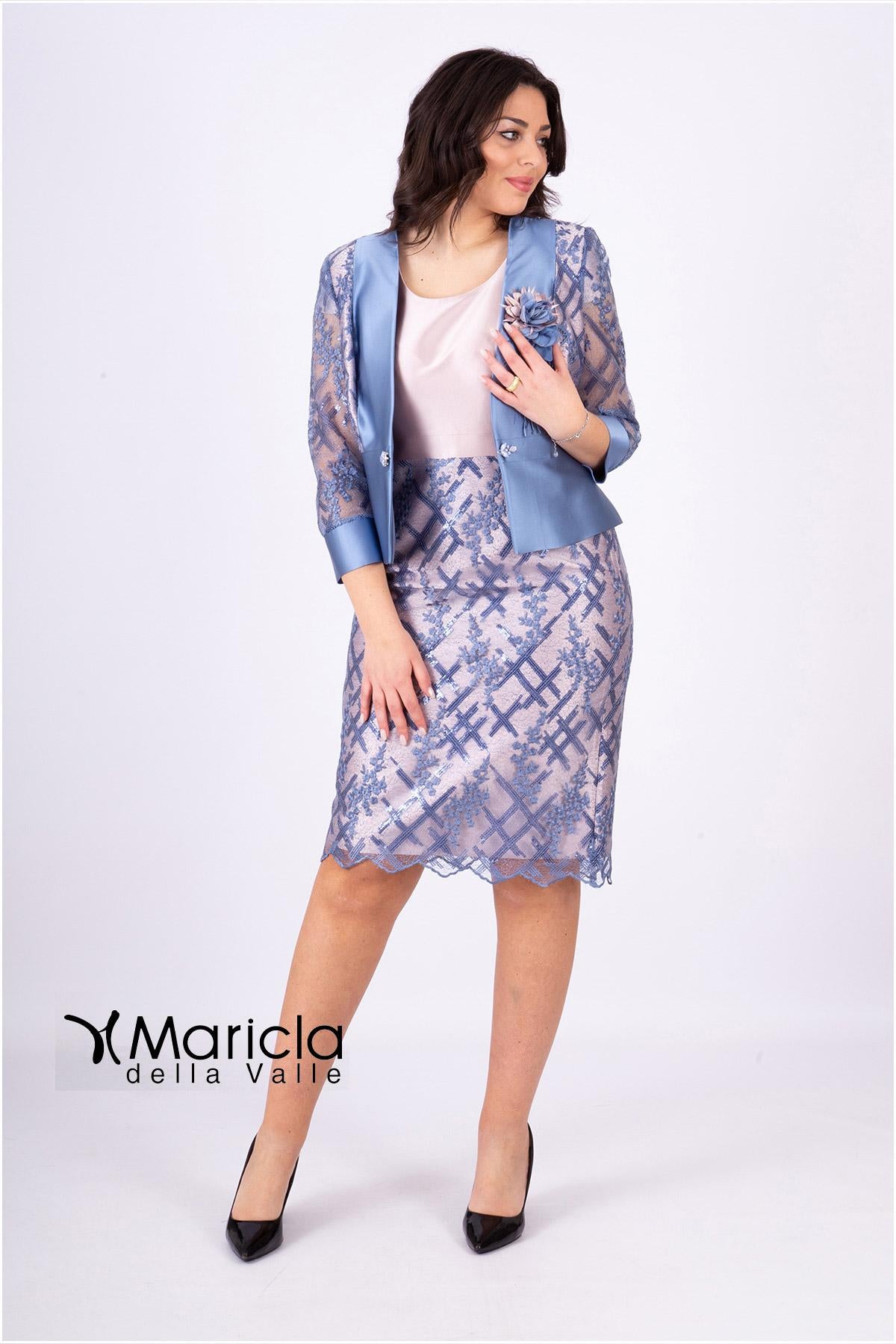 tubino ric.+giacca AD206 POLVERE MARICLA ELEGANCE 