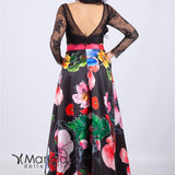 Gonnellone con corpetto in pizzo<BR/> JC34092 FANTASIA MARICLA ELEGANCE 