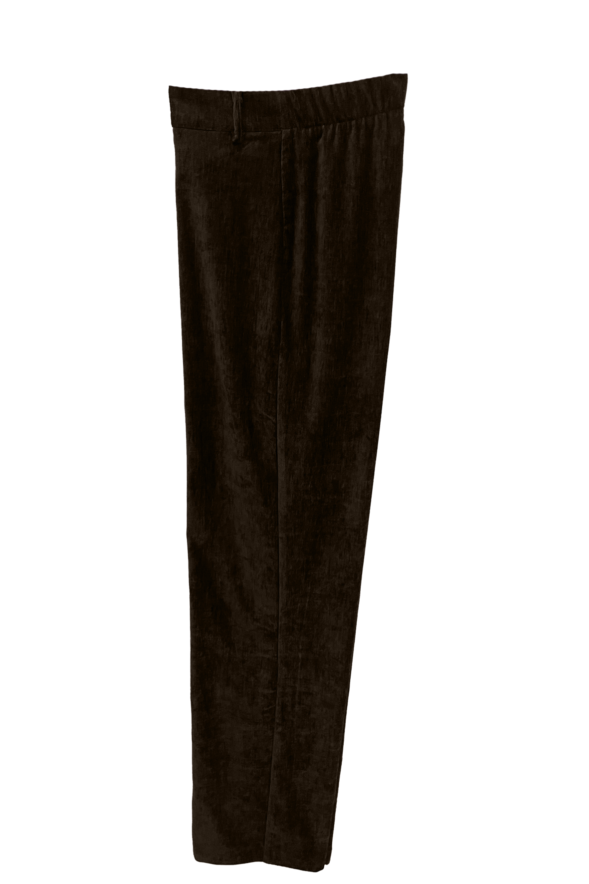 pantalone fiammato scamosciato ODESSA MORO MARICLA 