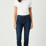 Pantalone di jeans scuro con piegone GH5968 BLU MARICLA 