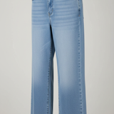 Pantalone jeans palazzo a vita alta GH6183 DENIM MARICLA 