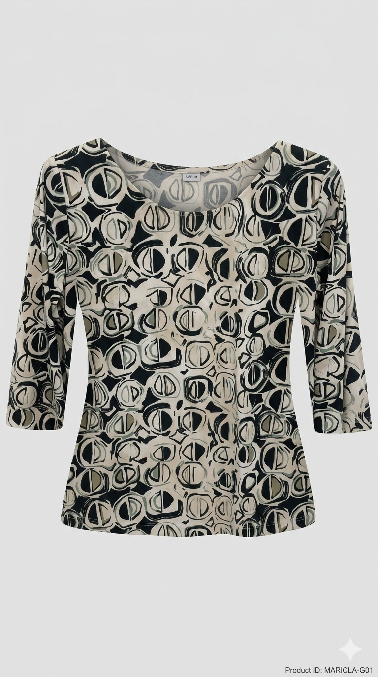 maglia fantasia GR1916 NERO MARICLA 