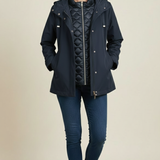 Giacca 2-in-1 con Gilet Trapuntato Removibile GIADA BLU MARICLA 