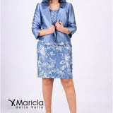 tubino con giacca ric. AD1030 POLVERE MARICLA ELEGANCE 