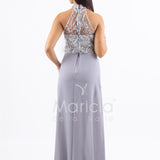 tuta ricamo e piume SH909TU PERLA SHARON 