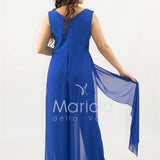 tuta con scollo paiette SH910TU ROYAL SHARON 