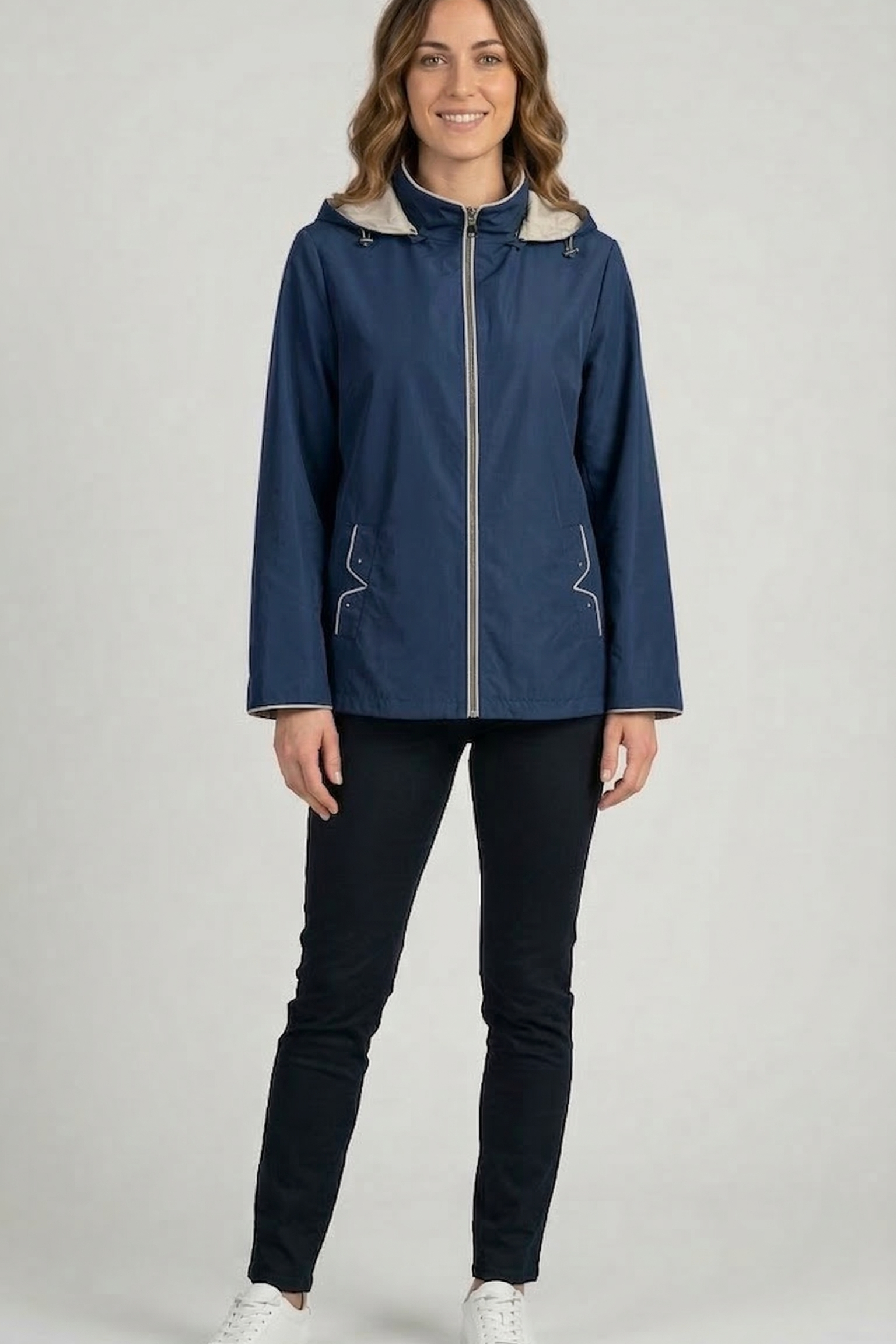 giubbino tasca strass FIRENZE BLU MARICLA 