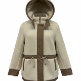 Giubbotto Teddy con Dettagli a Contrasto in Ecopelle LEMURE PANNA MARICLA 