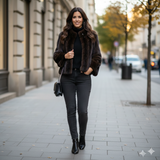 giaccone visone rombi LUCREZIA VISONE MARICLA 