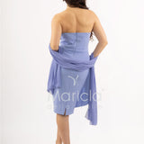 abito midi con rouche SH605AC LILLA SHARON 