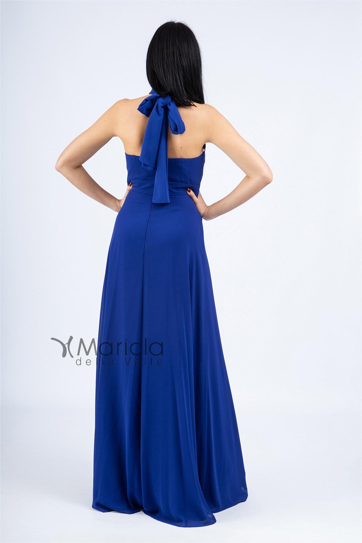 Abito lungo con scollo a cuore JC34356 ROYAL MARICLA ELEGANCE 
