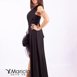 m/spalla drapp.later. AYN56136 NERO MARICLA ELEGANCE 