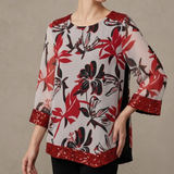 casacca doppia fascia paiette FFGAETA ROSSO MARICLA 