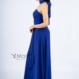 Abito lungo con scollo a cuore JC34356 ROYAL MARICLA ELEGANCE 