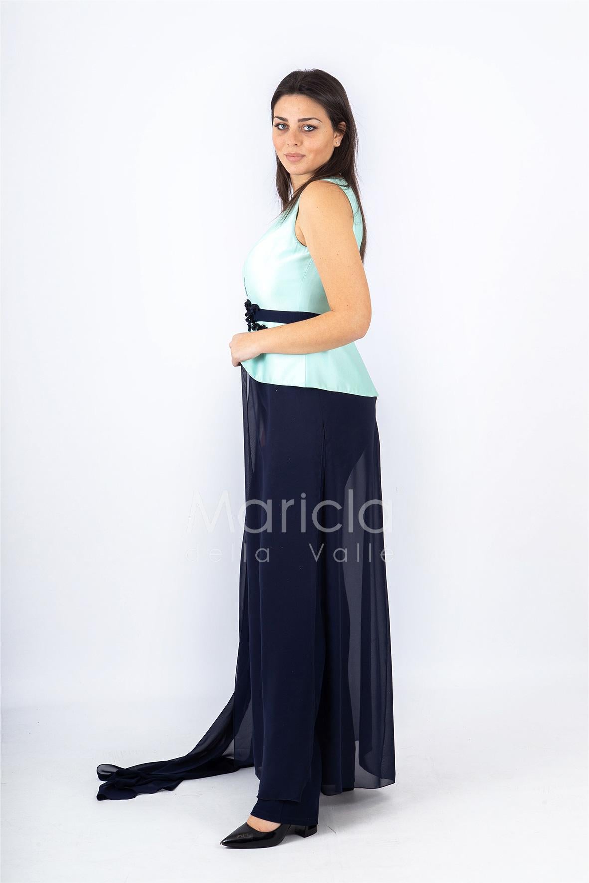 Tuta con pannello SH210 BLU SHARON 