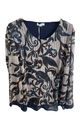 Maglia casacca fantasia floreale