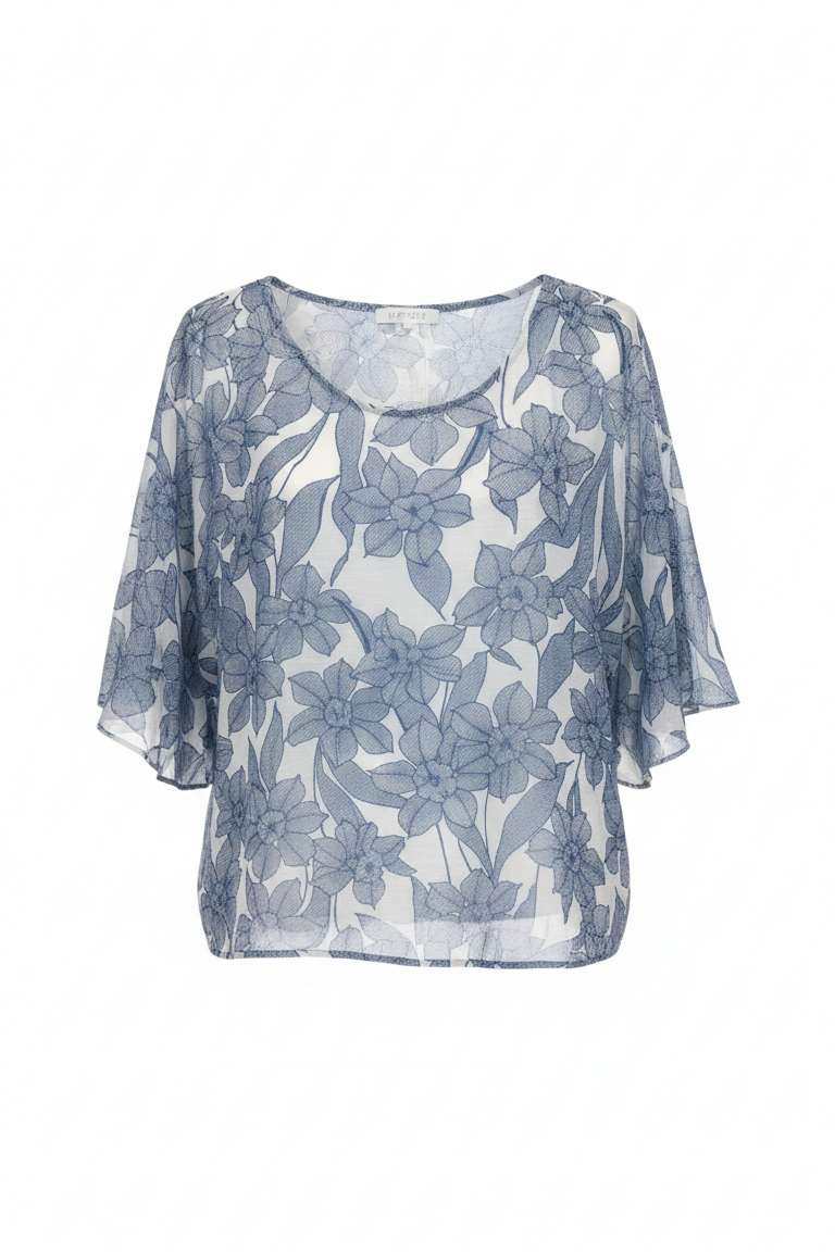 Blusa a Fiori GR1958 POLVERE MARICLA 