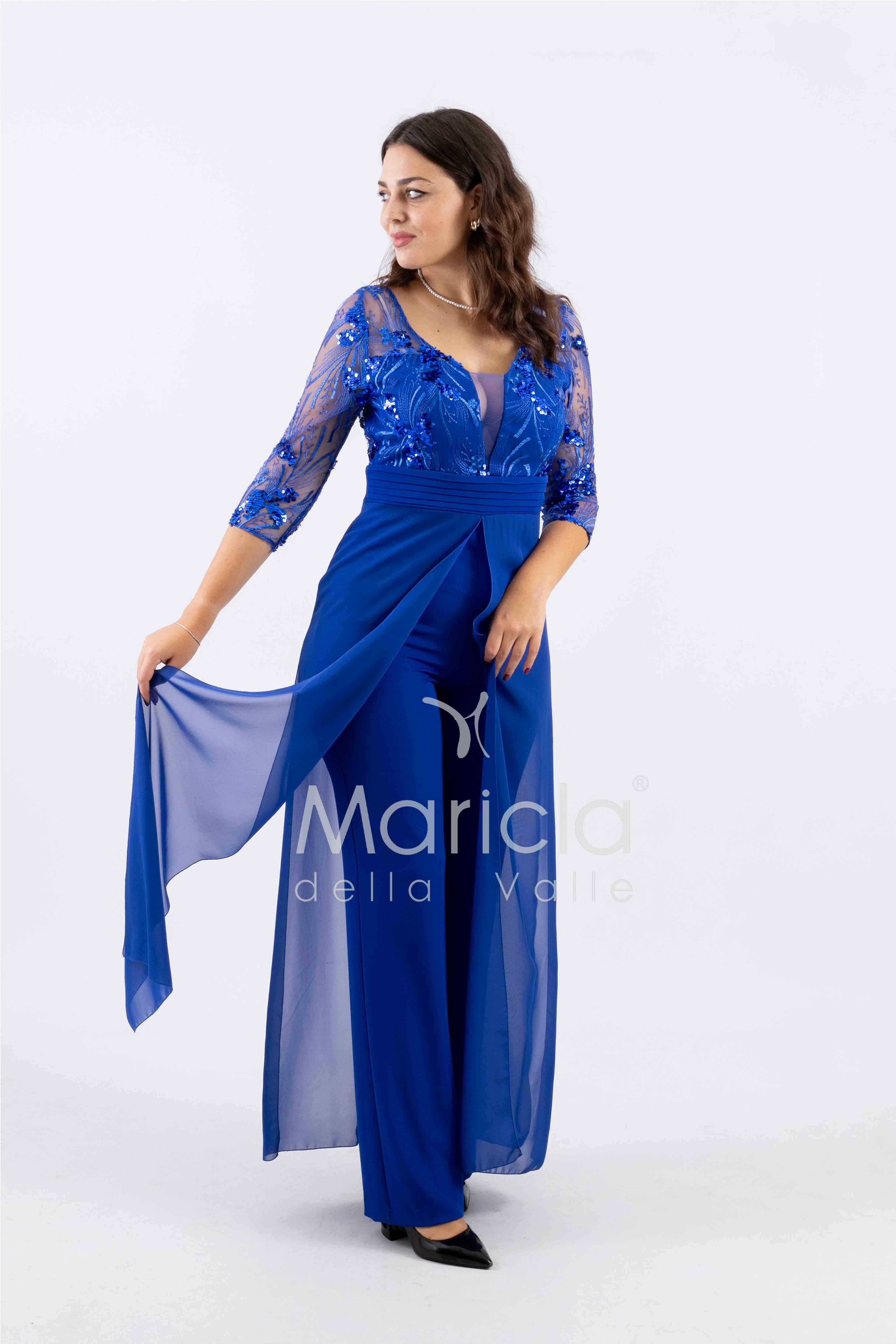 tuta manica 3/4 pizzo SH603 ROYAL SHARON 