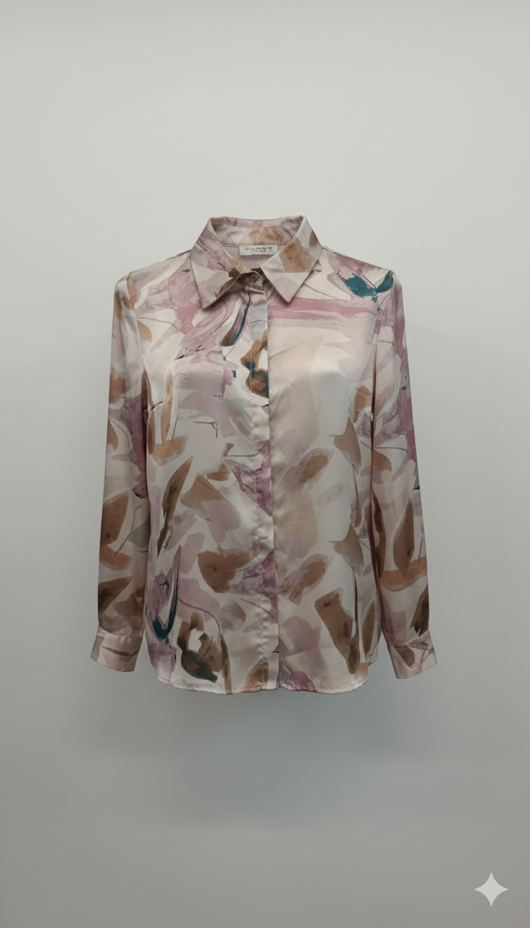 camicia fantasia ROMI2755 ROSA MARICLA 