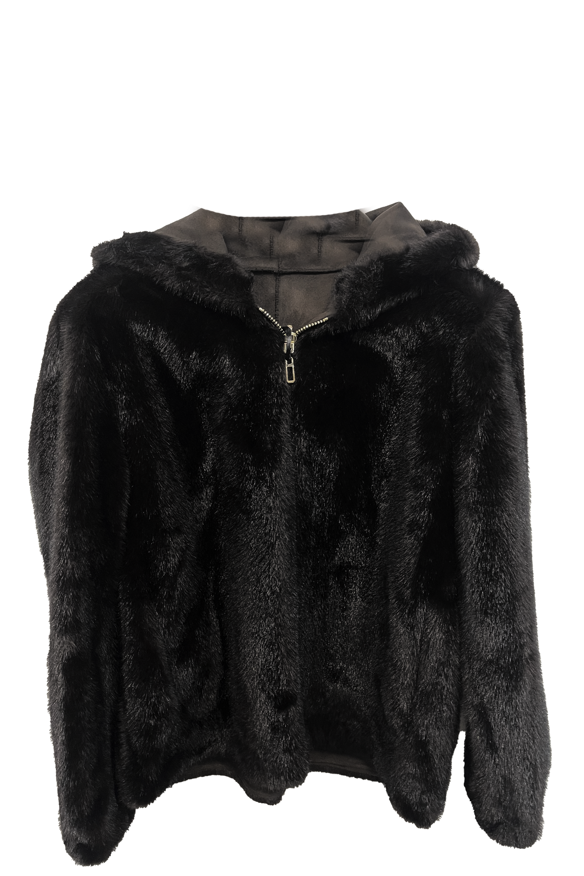 Giaccone in pelliccia reversibile VALENTINA NERO MARICLA 
