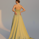 abito lungo con fiocco ANT5092MS MELA ANTILLE ELEGANCE 