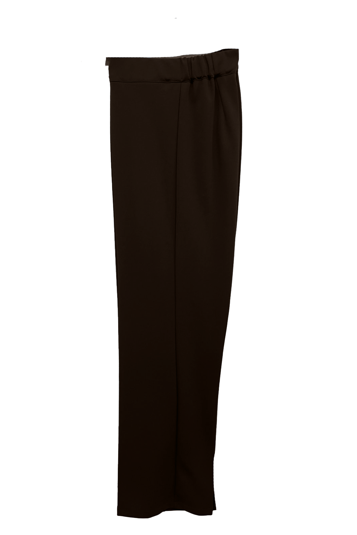pantalone tubolare crepe GR1353 MORO MARICLA 