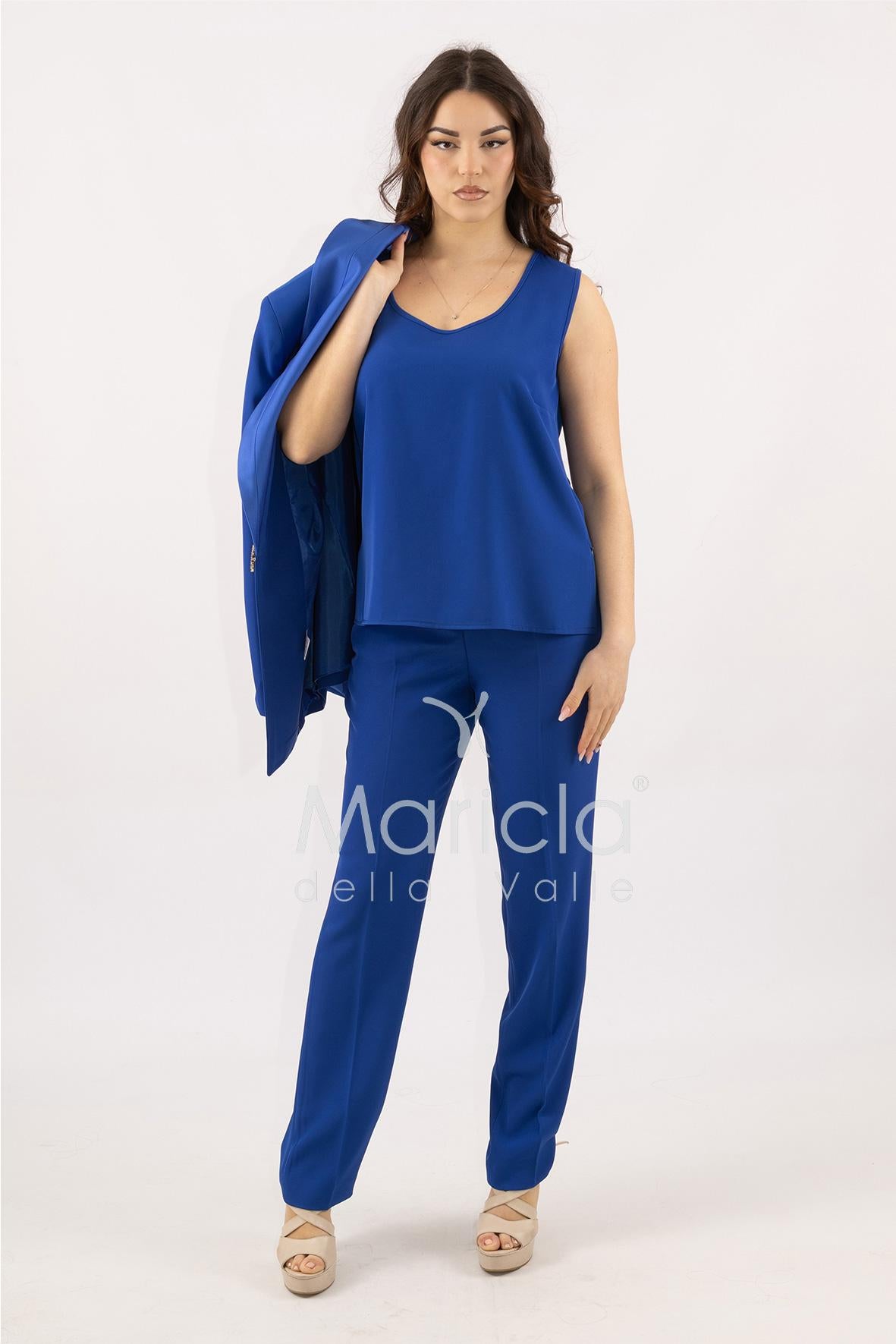 Tailleur smoking Completo 3 pezzi SH726TP ROYAL SHARON 