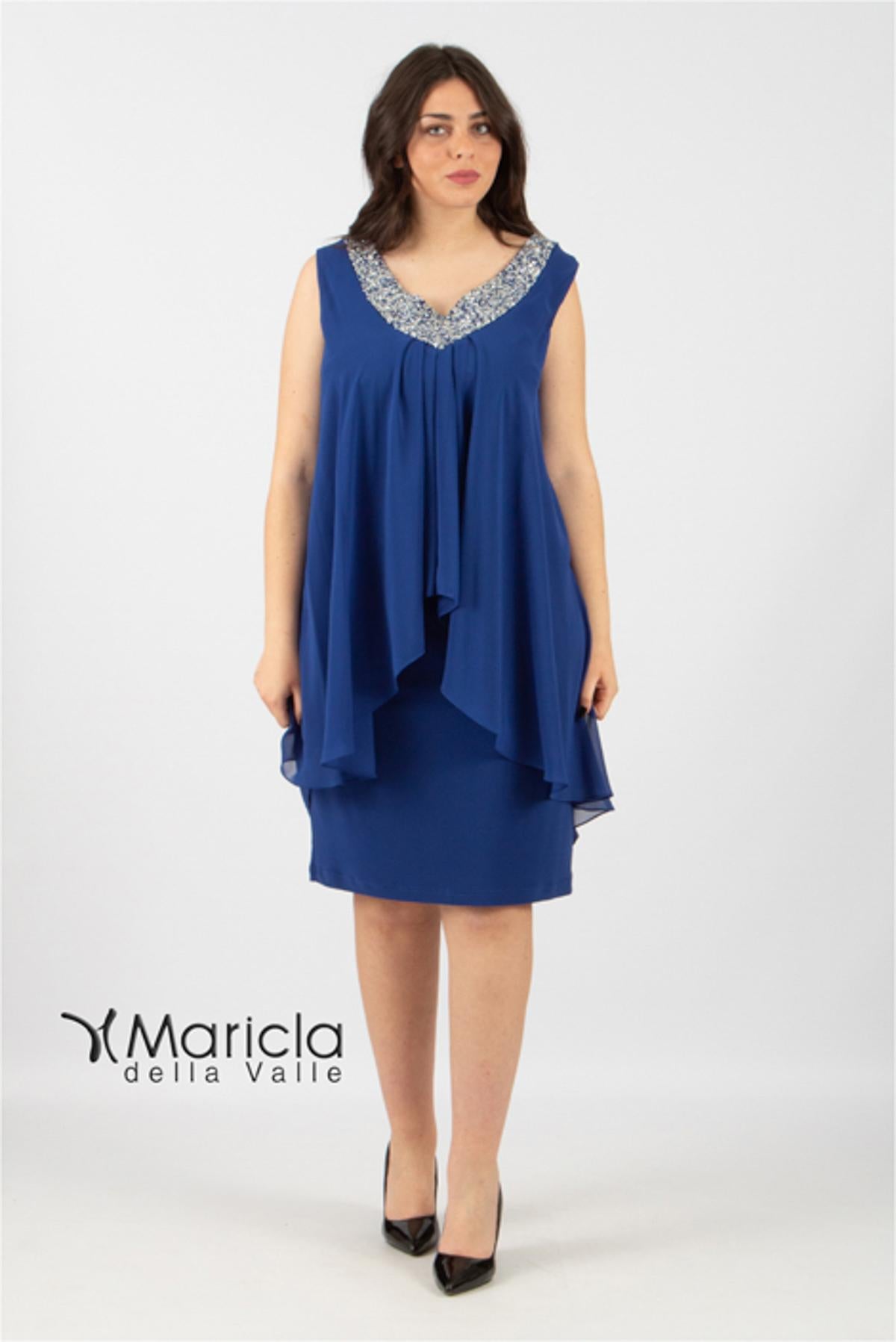 Abito con strass<BR/> BB71026 ROYAL MARICLA ELEGANCE 