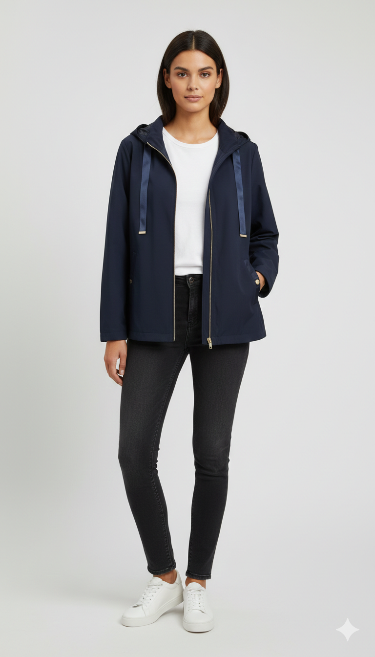 giubbino tasca con profilo GISELLE BLU MARICLA 