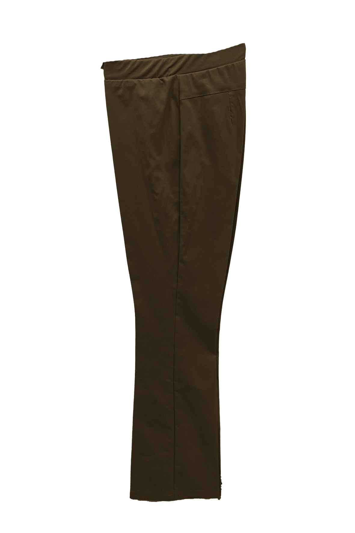 pantalone elastico zampa MS589SC MORO MARICLA 