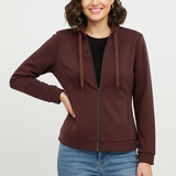 giacca modal zip CS147652 AMARONE MARICLA 