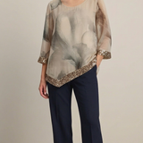 casacca fantasia con paiette DB10990 ORIGANO MARICLA 