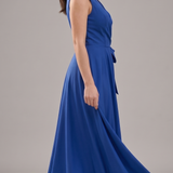 Abito lungo con fiocco JC35431 BLUETTE MARICLA ELEGANCE 