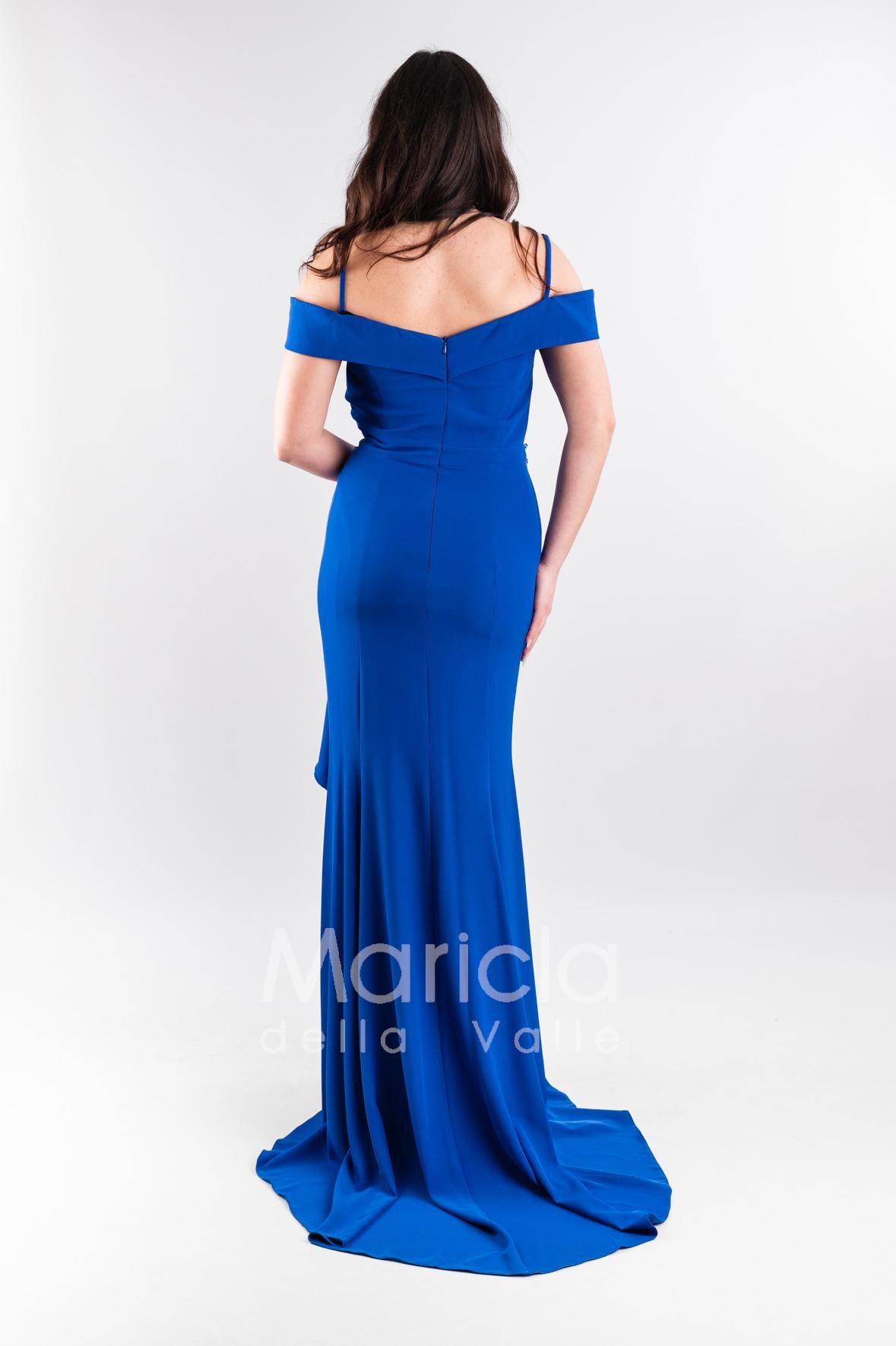 abito lungo omerale PF303 ROYAL PAOLA FORTI 