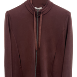 giacca modal zip CS147652 AMARONE MARICLA 