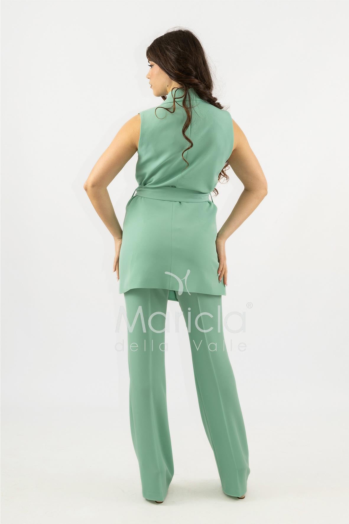 completo gilet e pantalone PF509CP MENTA SHARON 