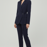 tailleur con giacca incrocio LIBERTY BLU MARICLA 