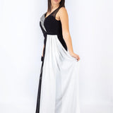 lungo bicol.lato strass PF601 NERO PAOLA FORTI 