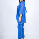 con casacca anello+fiore PF411 INDACO PAOLA FORTI 