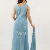 tuta con scollo paiette SH910TU POLVERE SHARON 