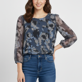 casacca fantasia GR1405 INDACO MARICLA 