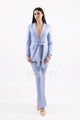 Tailleur con cinturino